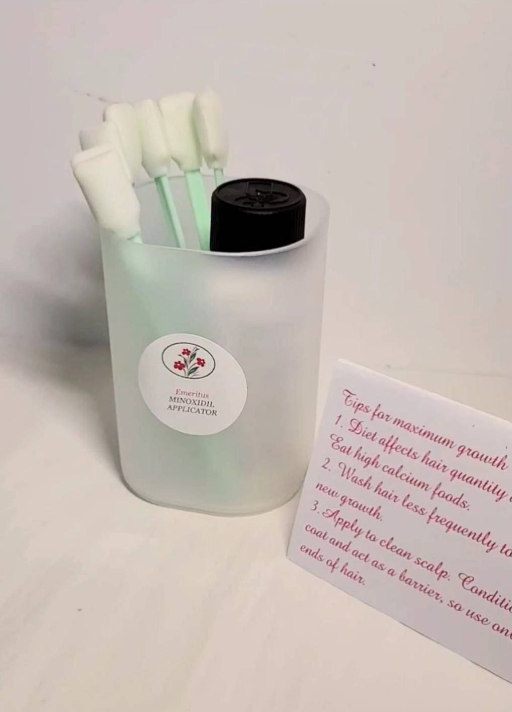 A new Application  and Storage system to target hair regrowth products .Does not include Minoxidil.