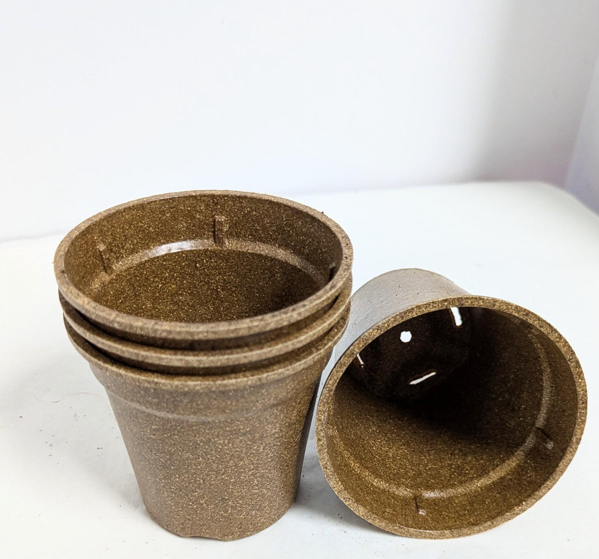 Rice hull eco-pots  for the planet health conscious.